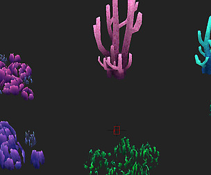 Seabed Arena game model plant 01