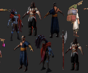 Japanese Warrior Character Collection
