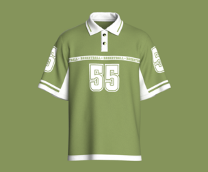 Men Basketball Polo Shirt - Mesh  | Marvelous / Clo3d / obj / fbx
