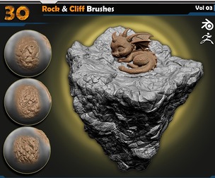 Rock & Cliff Brushes | Vol.03