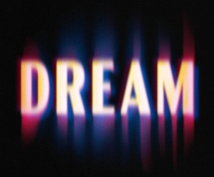 3D Glowing Dream PSD Fully Editable Text Effect. Layer Style PSD Mockup Template