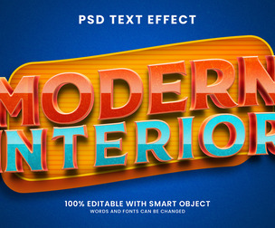 PSD Fully Editable Text Effect. Layer Style PSD Mockup Template