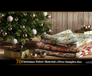 70 Christmas Fabric Material.Sbsr.vol28