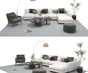 Fabric sofa set 15