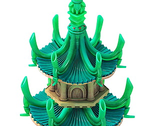 Game model - Bi La City - Royal Palace Tower
