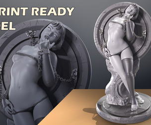3D Print model inspired by Luis Royo