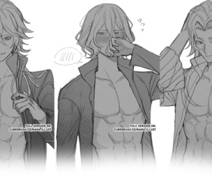IDV Abs practice + peepee version (GRAYSCALE)