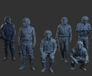 Russian Soviet tank Crew STC WW2 1 Pack 1
