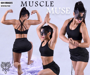 +664 Muscle Muse Reference Pictures | - 360° VIEW |
