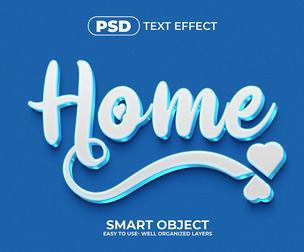 3D Happy Birthday PSD Fully Editable Text Effect. Layer Style PSD Mockup Template