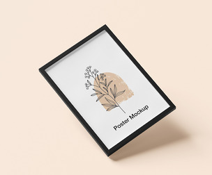 Minimal Poster, Frame Mockup PSD Template