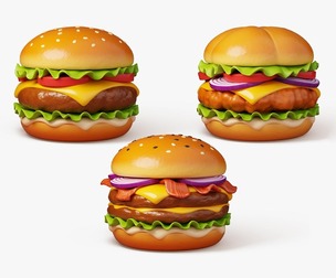Burger Trio Pack