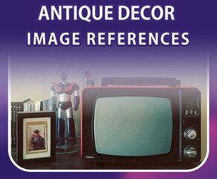 400 Antique Decor Image Reference Pack – Vol 1