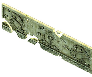 The old stone carvings - dragon 03