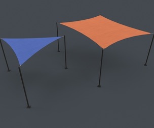 PBR Sun Shade Sails