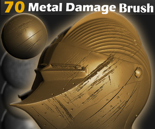 Metal Damage Brushes vol2