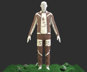 Men Vintage Casual Jacket With Jogger Outfit | Marvelous / Clo3d / obj / fbx