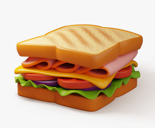 Toasted Ham Sandwich