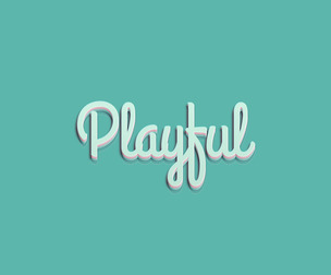 3D Playful PSD Fully Editable Text Effect. Layer Style PSD Mockup Template