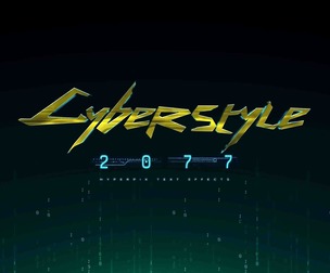 Cyberstyle PSD Fully Editable Text Effect. Layer Style PSD Mockup Template