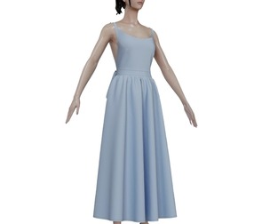 Style3D Gathered Skirt