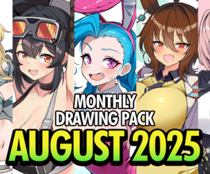 Monthly drawing pack - AUGUST 2025