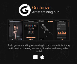 Gesturize - Gesture drawing app