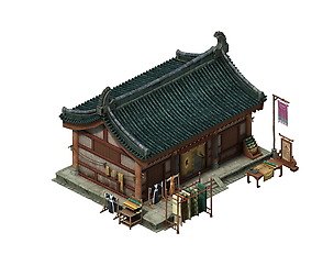 Game Model - City Clothing Store Tailor Shop