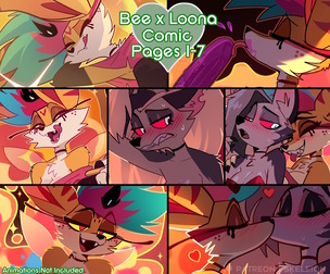 Bee x Loona Comic Pages 1-7