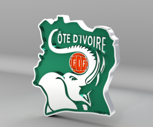 Cote D'Ivoire National Soccer Team Logo