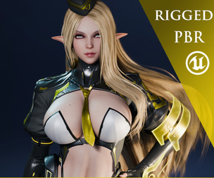 Cyberpunk Elf - Game Ready