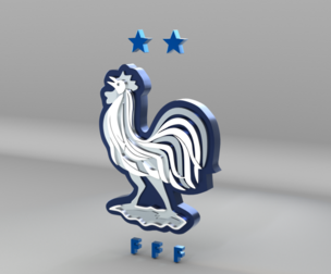 France National Soccer Team Logo