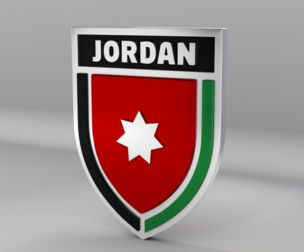 Jordan National Soccer Team Logo