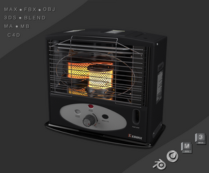Kerosene Heater WKH-110 Black