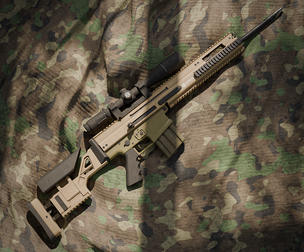 Scar20 gun low-poly 3d model