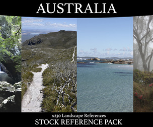 Australian Landscape -  Location background reference pack