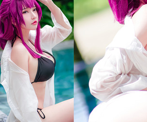 [HD] - 💜 Kafka at pool