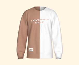 Men Printed Sweatshirt - LOVE YOURSELF | Marvelous / Clo3d / obj / fbx