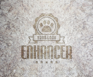 Engraved Stone LOGO Effect, Text Effect, PSD Template