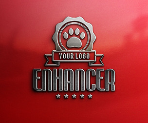 Sport Chrome LOGO Photo Effect PSD Template