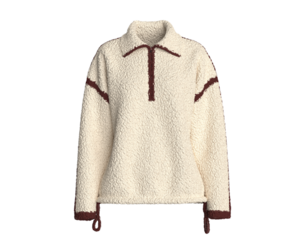 Girls Half Zip Dropped Shoulder Sweatshirt | Marvelous / Clo3d / obj / fbx