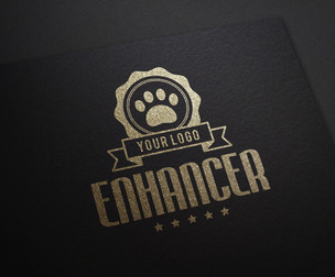 Elegant Glitter LOGO Effect, Text Effect, PSD Template