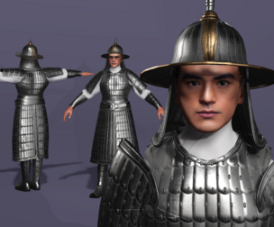 Realistic Ancient Chinese General UE5 ZhaoYun Three Kingdoms