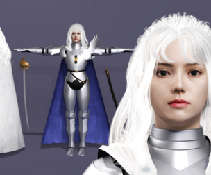 Realistic Griffith Berserk Next-Gen Quality  UE Engine Ready