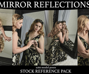 Mirror & Reflections - Stock model pose reference pack