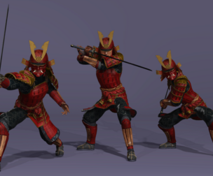 Realistic Tom Cruise The Last Samurai Armor 3D Model