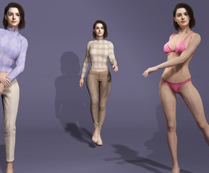 Sexy and beautiful woman meta human  Realistic Female Character