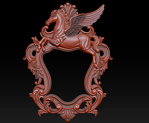 Pegasus Mirror Frame