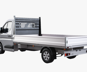 Renault Master Tipper Flatbed Truck LOD1