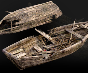Old Broken Boat